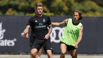 14/07/17 REAL MADRID GIRA PRETEMPORADA LOS ANGELES USA ENTRENAMIENTO KROOS MODRIC