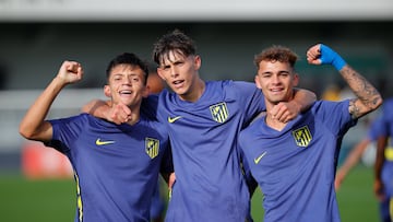 Rubén Gómez, Sergio Esteban y Jesús Barrios.