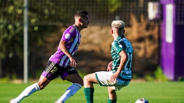 Lucas Rosa, con el Real Valladolid Promesas.