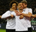 Podolski se despidió de Alemania con un golazo
