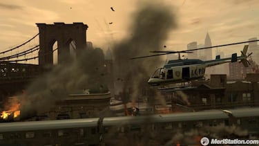 Explosiones y helicópteros en GTA IV: The Ballad of Gay Tony