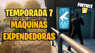 &iquest;D&oacute;nde est&aacute;n las m&aacute;quinas expendedoras Armatronic y Curatronic en Fortnite Temporada 7?