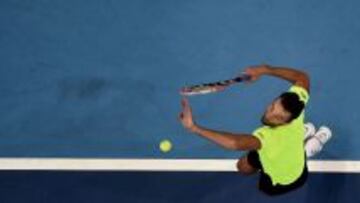Ivo Karlovic, al saque.