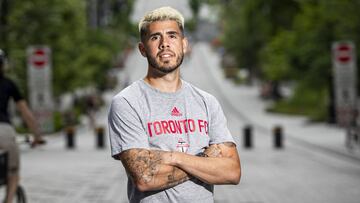 Pozuelo atendió a AS en Montreal antes del derbi ante el equipo local, el Impact: marcó el 0-1 con un golazo desde lejos...