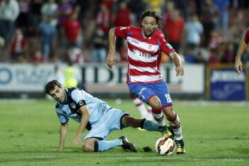 Colocho batalló en la mitad de la cancha ante el Rayo Vallecano.