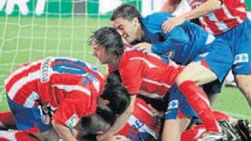 <b>REMONTADAS. </b>El Atlético se ha acostumbrado a jugar con el marcador en contra en su campo. Contra el Sevilla se consiguió remontar.