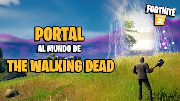 Fortnite: aparece en la isla un portal al mundo de The Walking Dead