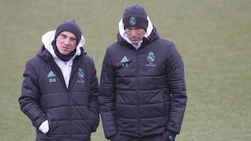 Zidane, en el entrenamiento de este s&aacute;bado.
  