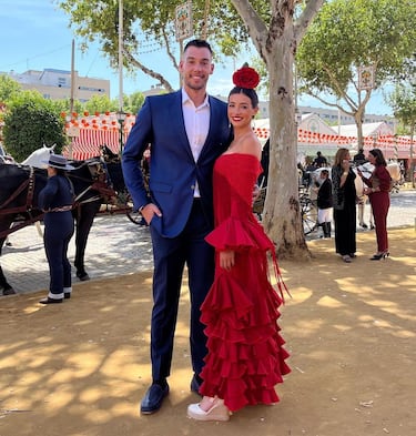 Willy Hernangómez y Nicole Traviesa