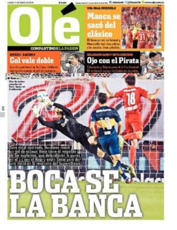 Portadas de la prensa deportiva