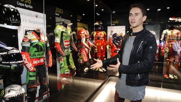 Jorge Lorenzo su Museo World Champions en Andorra.