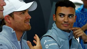 Nico Rosberg y Pascal Wehrlein.