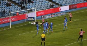 Beñat marca el 0-2. 