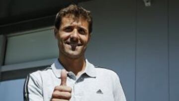 El portero Daniel Aranzubía, último fichaje del Atlético de Madrid.