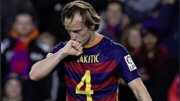 Rakitic explicó en las redes sociales su celebración.