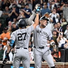 Giancarlo Stanton llega a 450 home runs en triunfo de Yankees sobre Orioles