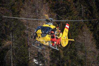 Vickhoff Lie, evacuada en helicptero tras una grave cada