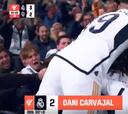 Éxtasis y locura total: el gol de Carvajal en el 98′ que hizo temblar al Bernabéu