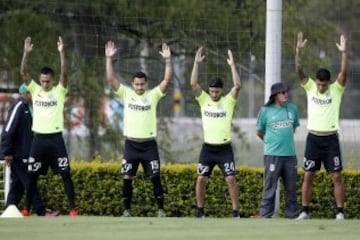 El equipo verdolaga se entrena para afrontar su primer reto como lo es enfrentar al Deportivo Cali por la Superliga.