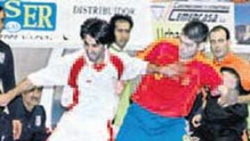<b>SUPERIORES. </b>España se mostró ayer superior a Irán.