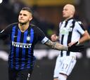 Icardi, a lo Panenka, hace sonreír al Inter