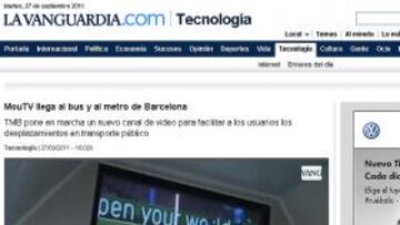 El canal MouTV llega al metro y al bus de Barcelona