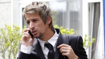 Pendiente de su futuro. Coentrao, durante su última concentración con Portugal.