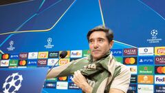 Marcelino: “Disfrutaremos la Champions y sufriremos al City”