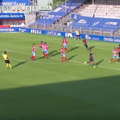 Resumen del Lugo vs Málaga de LaLiga SmartBank