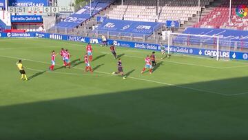 Resumen del Lugo vs Málaga de LaLiga SmartBank