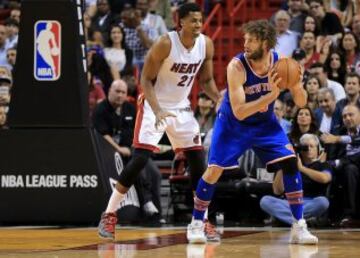 Robin López y Hassan Whiteside.