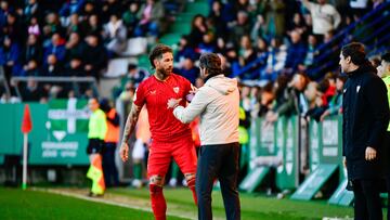 07/01/24 PARTIDO UNICO COPA DEL REY DIECISEISAVOS 
RACING FERROL - SEVILLA 
SERGIO RAMOS QUIQUE SHANCHEZ FLORES