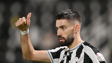 RIYADH, SAUDI ARABIA - DECEMBER 02: Yannick Carrasco of Al-Shabab in action during the Saudi Pro League match between Al-Shabab and Al-Taawoun at Al-Shabab Club Stadium on December 02, 2023 in Riyadh, Saudi Arabia. (Photo by Michael Regan/Getty Images)