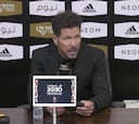 Simeone: "El equipo no tiene fortaleza defensiva"