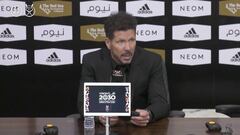 Simeone: "El equipo no tiene fortaleza defensiva"