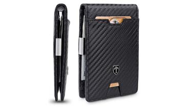 Delgada y con bloqueo RFID: así es esta billetera para hombre con 48.000 opiniones