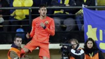 Neymar abri&oacute; y cerr&oacute; el marcador en El Madrigal.