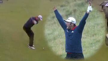 Salvajada nivel Jon Rahm: ?golpazo de 140m directo al hoyo!