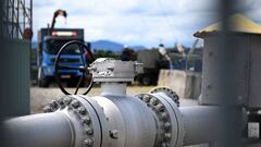 Facilities of the Haidach gas storage station near Strasswalchen, Austria, are pictured on July 1, 2022. - Russia's gas group Gazprom is about to loose its usage rights at the facility. - Austria OUT (Photo by BARBARA GINDL / APA / AFP) / Austria OUT (Photo by BARBARA GINDL/APA/AFP via Getty Images)