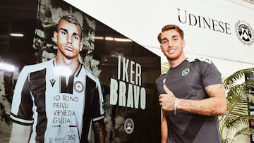 Iker Bravo, nuevo jugador de Udinese.