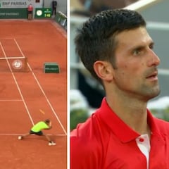 Djokovic en trance y el público desatado ante lo que sacó Nadal: uno de los puntos del torneo