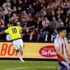 Colombia tiene los volantes goleadores de la Eliminatoria