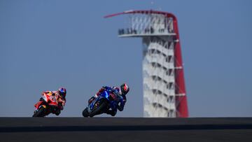 Rins y M&aacute;rquez en COTA.