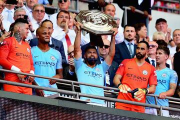 En imágenes: La coronación del City en la Community Shield