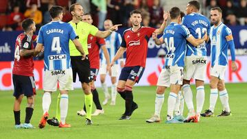 20/10/22  PARTIDO DE PRIMERA DIVISION OSASUNA  -  ESPANYOL   MELERO LOPEZ ARBITRO   SOUZA