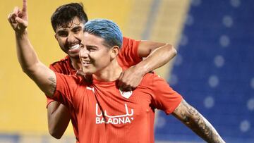 Reinaldo Rueda está satisfecho con el nivel de James Rodríguez en Qatar.