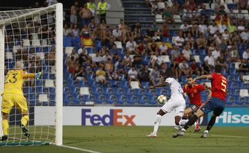 4-1. Borja Mayoral marcó el cuarto gol.