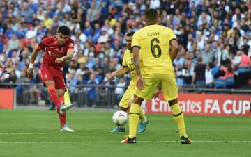 Luis Díaz salió campeón de la FA Cup con Liverpool que venció 6-5 al Chelsea en los lanzamientos desde el punto penal.