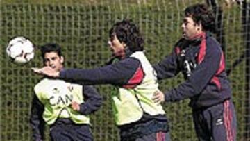 <b>TOCADO</B>. Pablo García tiene problemas en un tobillo.