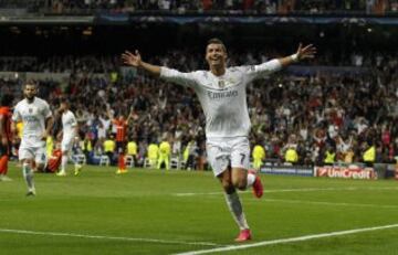 4-0. Cristiano Ronaldo celebró el cuarto gol.